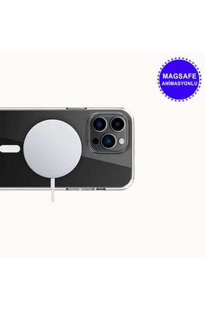 iPhone 15 Animasyonlu Sararmaz Magsafe Kılıf