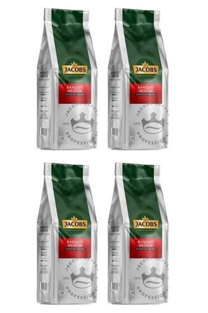 Banquet Medium Espresso Beans Çekirdek Kahve 4 X 1 Kg