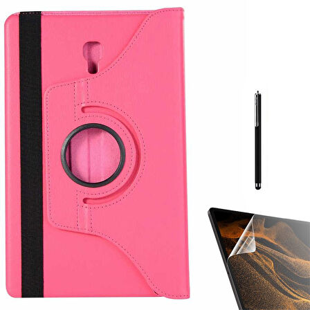 Smcase Samsung Galaxy Tab A T590 Kılıf 360 Dönebilen Koruma Kapaklı Standlı dn22  Nano  Kalem