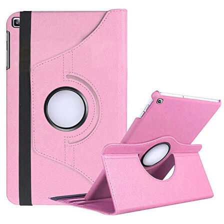 Smcase Samsung Galaxy Tab A7 10.4 T500 2020 Kılıf 360 Dönebilen Koruma Kapaklı Standlı dn2