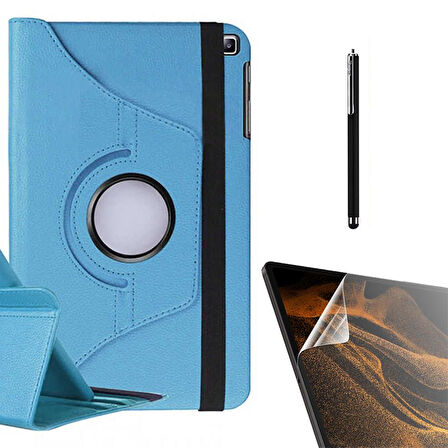 Smcase Samsung Galaxy Tab A7 10.4 T500 2020 Kılıf 360 Dönebilen Koruma Kapaklı Standlı dn22  Nano  Kalem