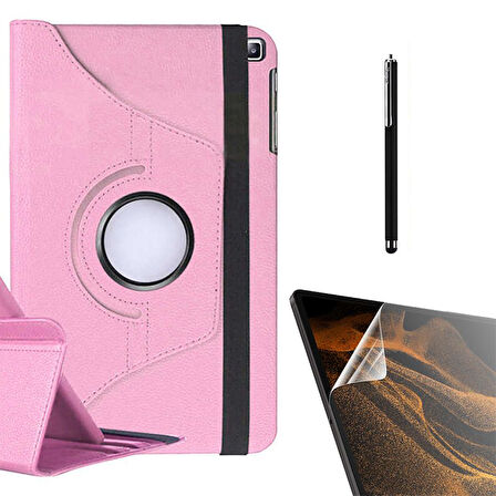 Smcase Samsung Galaxy Tab A7 10.4 T500 2020 Kılıf 360 Dönebilen Koruma Kapaklı Standlı dn22  Nano  Kalem