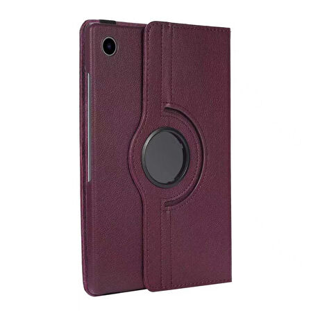 Smcase Samsung Galaxy Tab A8 10.5 SM X200 2021 Kılıf 360 Dönebilen Koruma Kapaklı Standlı dn2