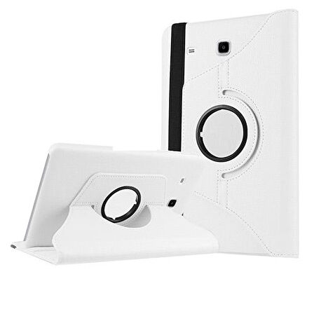 Smcase Samsung Galaxy Tab E T560 9.6 Kılıf 360 Dönebilen Koruma Kapaklı Standlı dn2
