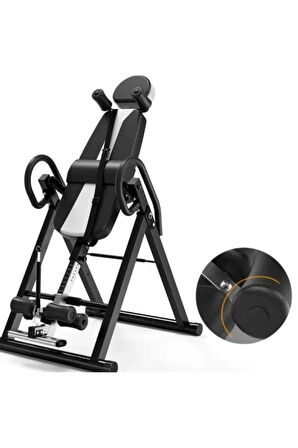 Ters Duruş Sehpası, İnversiyon Terapi Aleti, Baş Aşağı Duruş Egzersiz Standı Inversion Therapy Siyah