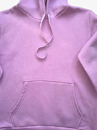 Kapüşonlu 3 İplik Sweatshirt