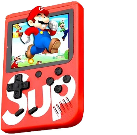 Sup Taşınabilir Video Oyun Konsolu 3" 400 Oyunlu Mini Atari Gameboy 2 Oyunculu
