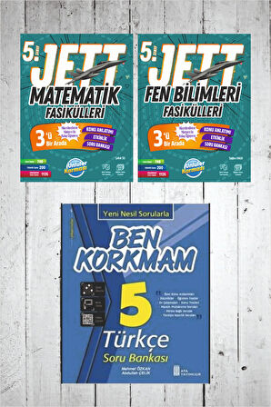 5.Sınıf Ünlüler Jett Matematik-Fen Bilimleri Fasikülü