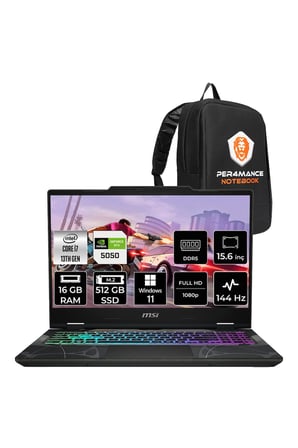 Cyborg 15 i7 13620H 16GB 512GB SSD RTX5050/8GB 15.6" FHD 144Hz W11P Gaming Laptop B13WEKG