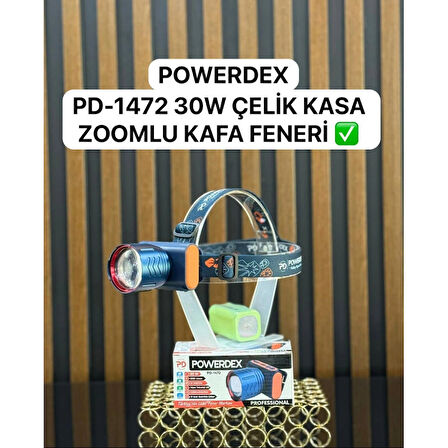 Powerdex 30w 2200 Lümen Şarj Edilebilir Kafa Lambası Pd-1472