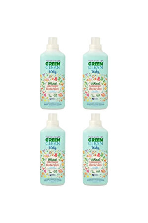 Green Clean U Green Clean Baby Çamaşır Deterjanı 1 L x 4