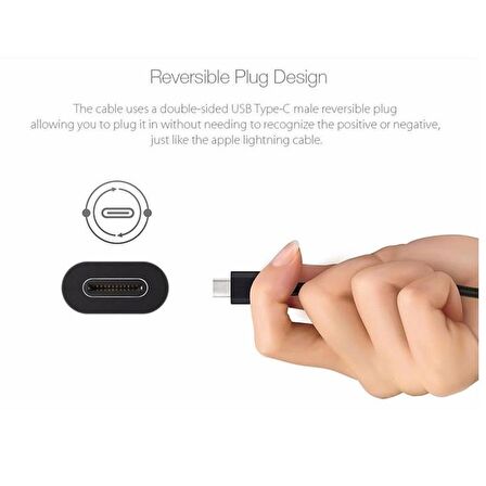  Type C Usb 3.1 Veri Aktarım Şarj Kablosu 1 Metre