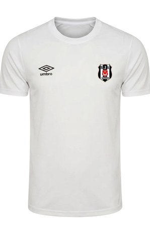 Beşiktaş Umbro Beşiktaş Antrenman Beyaz  Pamuklu T-Shirt 