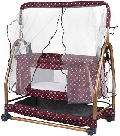 BabyDoor Rocco Plus Sallanabilir Bebek Beşiği Sepet Beşik 50x90cm
