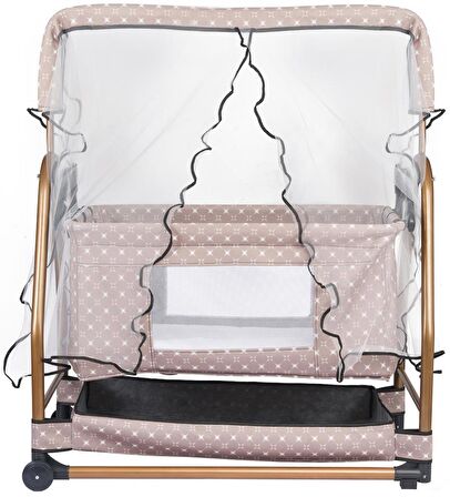 BabyDoor Rocco Plus Sallanabilir Bebek Beşiği Sepet Beşik 50x90cm