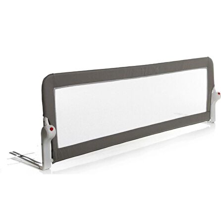 Baby DOOR Safe 120 cm Katlanabilir  Extra Geniş Katlanır Yatak Bariyeri Gri 
