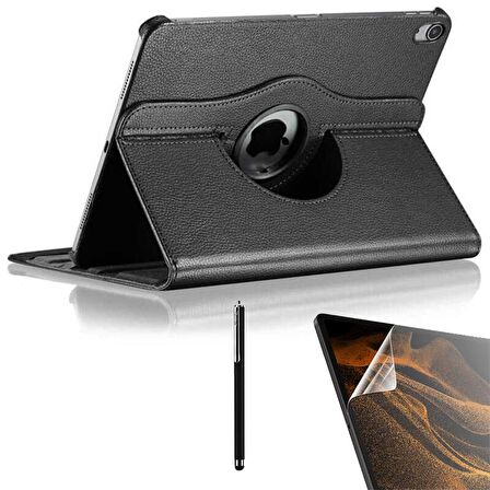 Smcase Apple iPad Pro 12.9 2018 3.Nesil Kılıf 360 Dönebilen Koruma Kapaklı Standlı dn33  Nano  Kalem