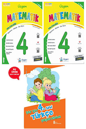 4.Sınıf Beceri Temelli  MATEMATİK Yolculuğu 1. Kitap ve 2. Kitap+ Türkçe Çalışma Kitabım