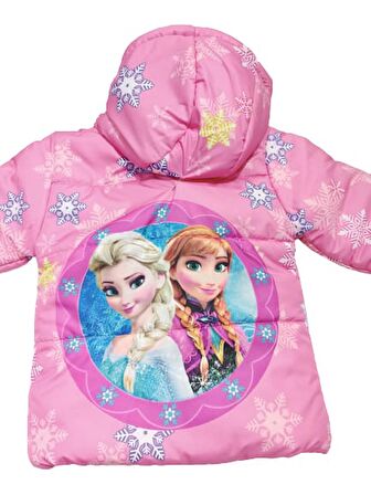 uğurböceğiçocuk Crispy Frozen Baskılı Kız Çocuk  Şişme Mont 23400