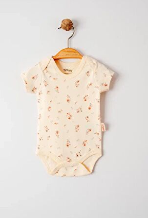 uğurböceğiçocuk Tiffany Clove Organik Theme Yarım Kol Badi 22008