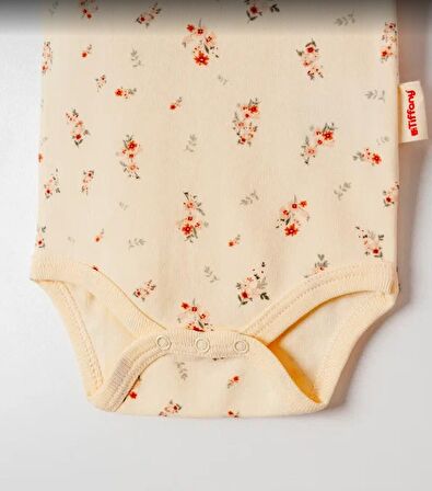 uğurböceğiçocuk Tiffany Clove Organik Theme Yarım Kol Badi 22008