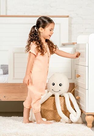 uğurböceğiçocuk Tiffany Müslin Theme Uzun Atlet Tulum 26024