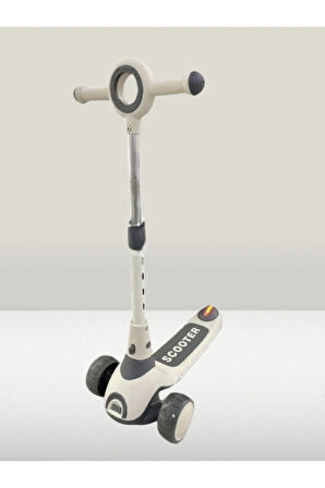 Toys Sesli Işıklı 3 Teker Kademeli Yükseklik Ayarlı Scooter