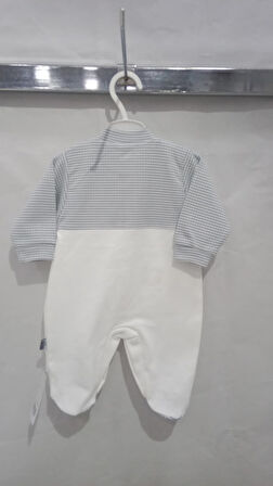 uğurböceğiçocuk Sallana Tavşan Penye Bebek Patikli Tulum 2410