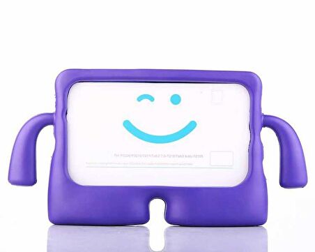 Smcase Apple iPad Mini 2021 6.Nesil Kılıf Tutacaklı Çocuklar İçin Silikon ib1