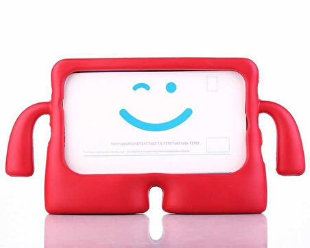 Smcase Samsung Galaxy Tab 4 T280 Kılıf Tutacaklı Çocuklar İçin Silikon ib1