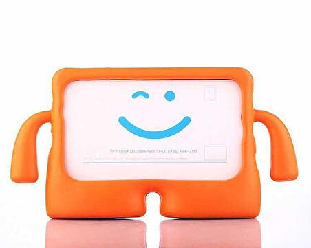 Smcase Samsung Galaxy Tab 4 T280 Kılıf Tutacaklı Çocuklar İçin Silikon ib1