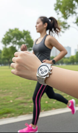 NAVİFORCE AKTİF GÖSTREGELİ SPOR KULLANIMA UYGUN KADIN KOL SAATİ