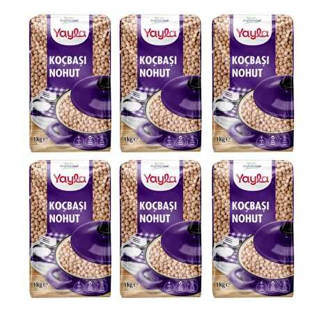 Yayla Koçbaşı Nohut 1000 Gr x 6 Adet