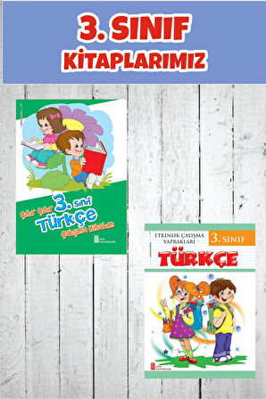 3.Sınıf Türkçe Çalışma Kitabım+Etkinlik Çalışma Yaprakları