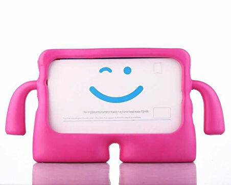 Smcase Samsung Galaxy Tab A T590 Kılıf Tutacaklı Çocuklar İçin Silikon ib1