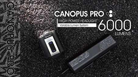 MOON FAR CANOPUS PRO 6000 Lümen USB Şarjlı