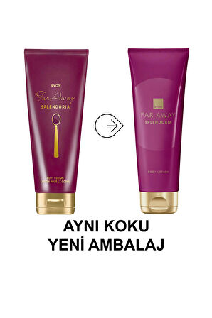 Avon Far Away Splendoria Vücut Losyonu 125 Ml. Üçlü Set