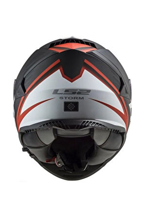 Storm 2 Nerve Kapalı Kask Mat Siyah-kırmızı X-small