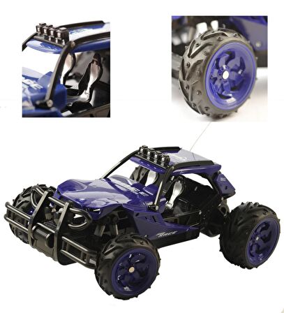 U/K, Quad Dessert Fury 25 Kmh Hızlı - 1:16 Off Road Şarjlı Jeep