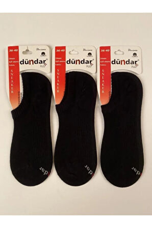 Unisex Sneaker Dikişsiz Çorap Plus Penye 3'lü