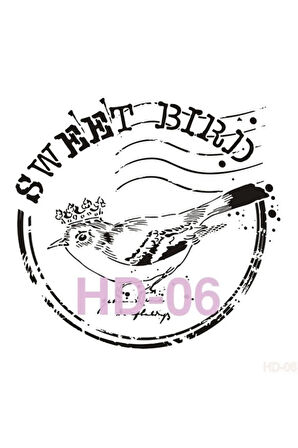 Hd006 Home Dekor Stencil 45x45