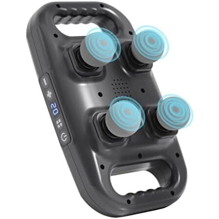 4 Başlıklı Masaj Sı - Ergonomik Derin Doku Sırt Ve Boyun Masaj Aleti Ağrı Ve Sızı Giderici