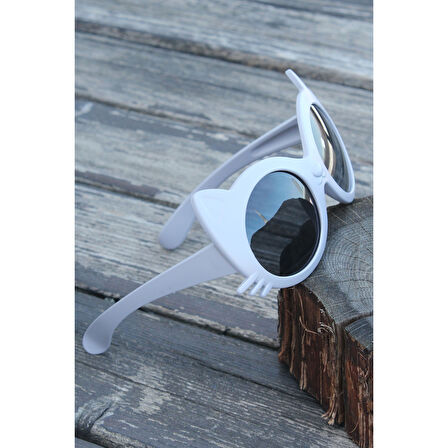 Gri Renk Kedi Model Çocuk Gözlüğü