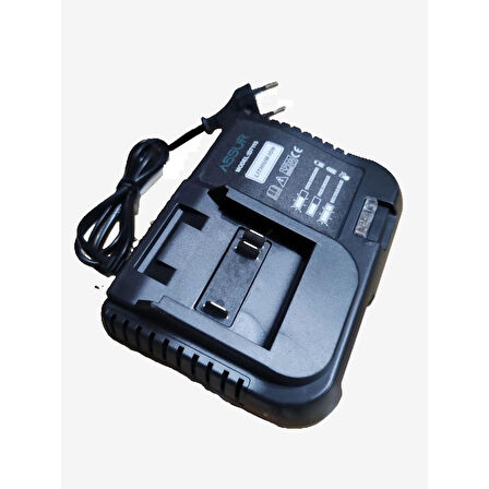 Kızaklı Şarj Aleti 21v Assur Şarjlı Matkap Asr045 Uyumludur.