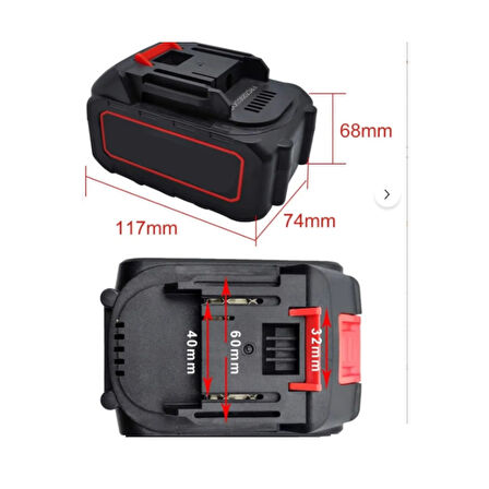Dawreek Şarjlı Matkap, Kırıcı, Taşlama, İspiral, Budama, Testere, Somun Sıkma Bataryası 10 Pili Akü
