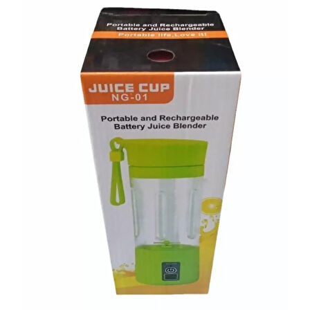 Juice Cup Ng-01 Taşınabilir Ve Şarj Edilebilir Meyve Suyu Blender (4915)