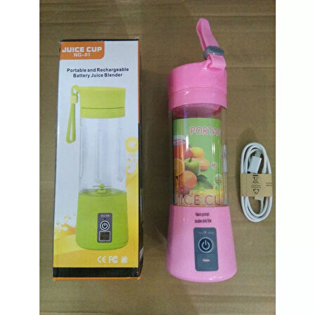 Juice Cup Ng-01 Taşınabilir Ve Şarj Edilebilir Meyve Suyu Blender (4915)