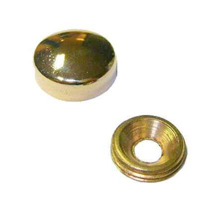 Vida Kapama Kapağı 13 Mm, Sarı - 100 Adet