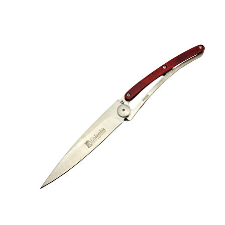 Ext 2990d Deejo Kırmızı Kamp Çakı 22,5cm- Manuel, Ultra Hafif