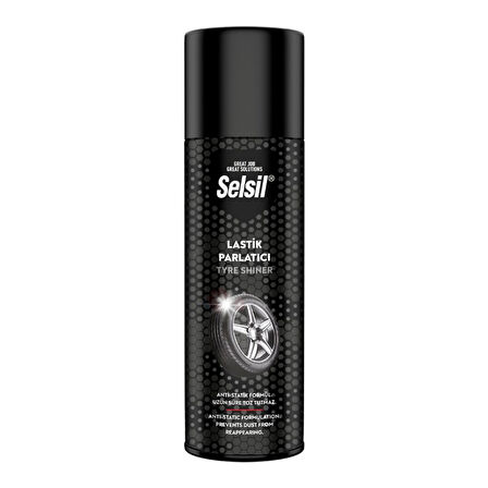 Selsil Oto - Araç Lastik Parlatıcı - Temizleyici Sprey 500ml (4915)